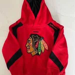 Chicago Blackhawks Reebok Face Off Collection 3T toddler sweatshirt hoodie